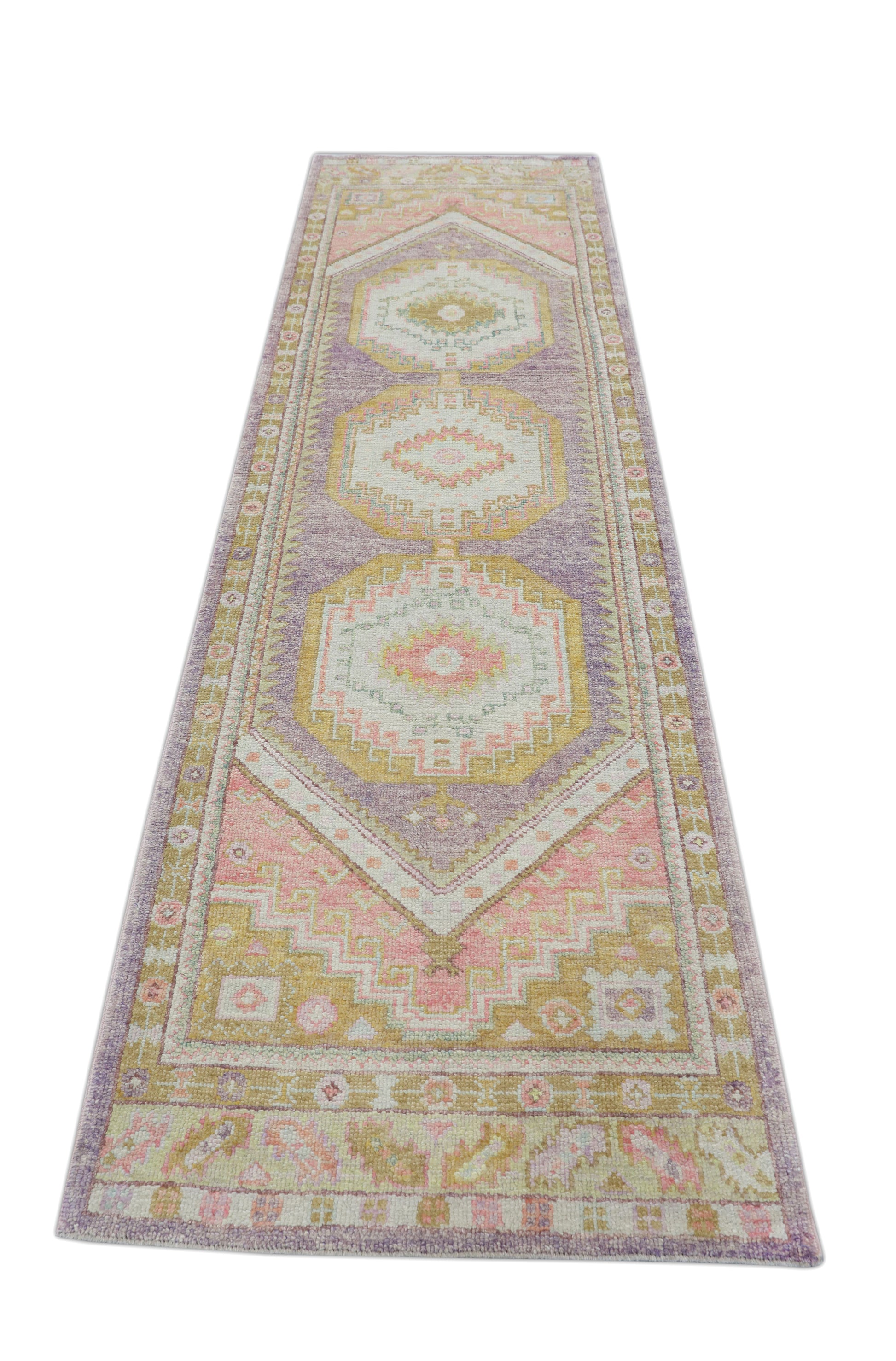 Turkish Oushak Rug 3' x 10'3" #4025