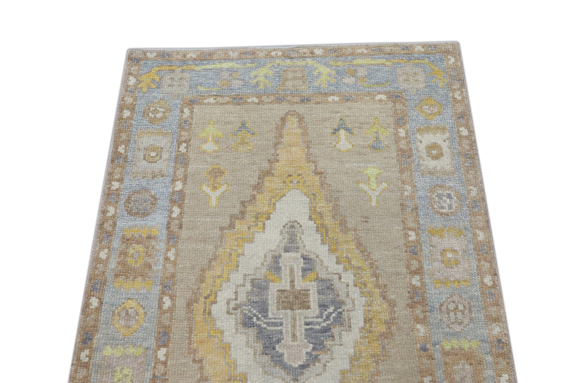 Turkish Oushak Rug 2'10" x 9'8" #4032