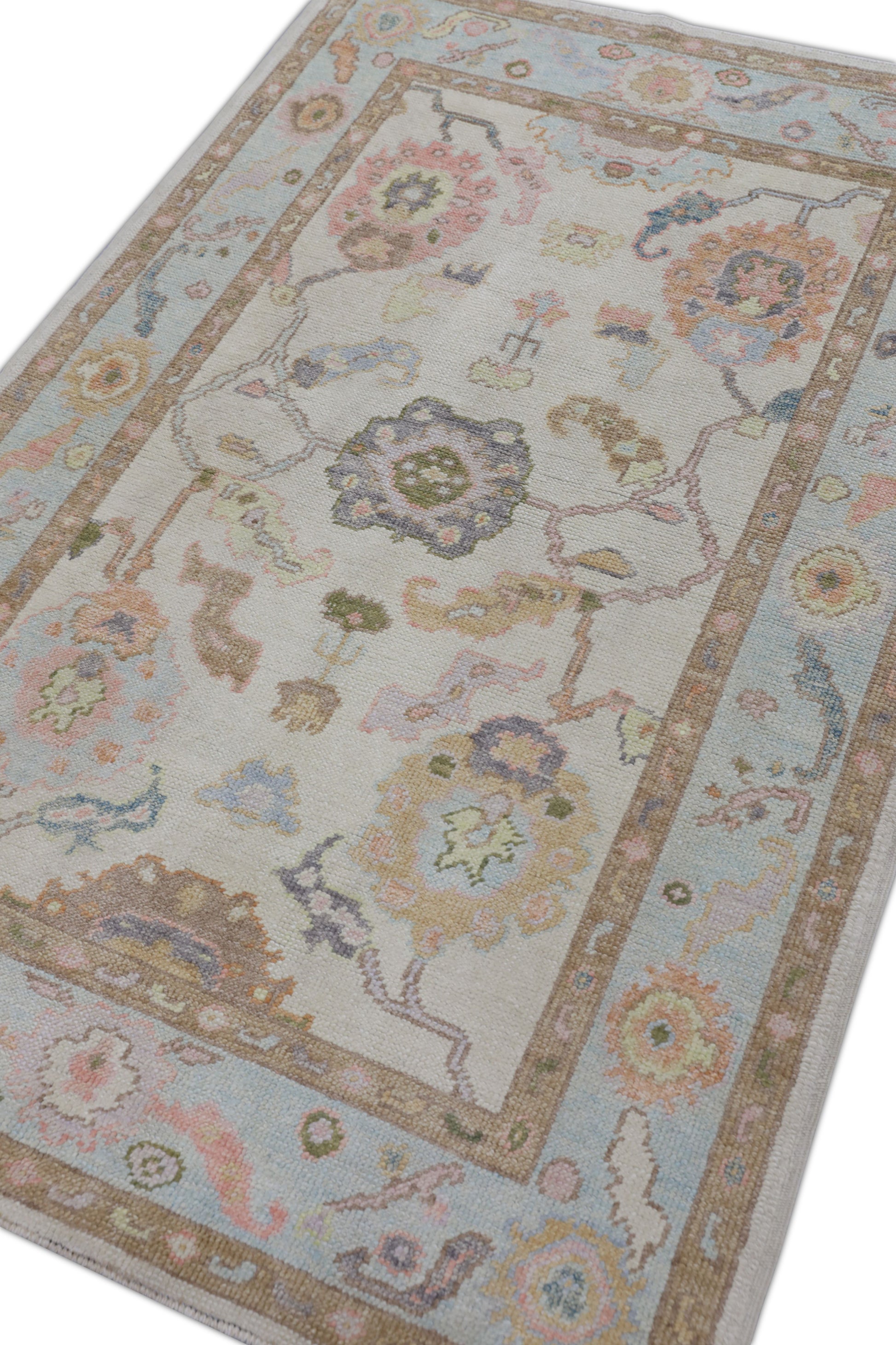 Turkish Oushak Rug 4' x 6'2" #2854