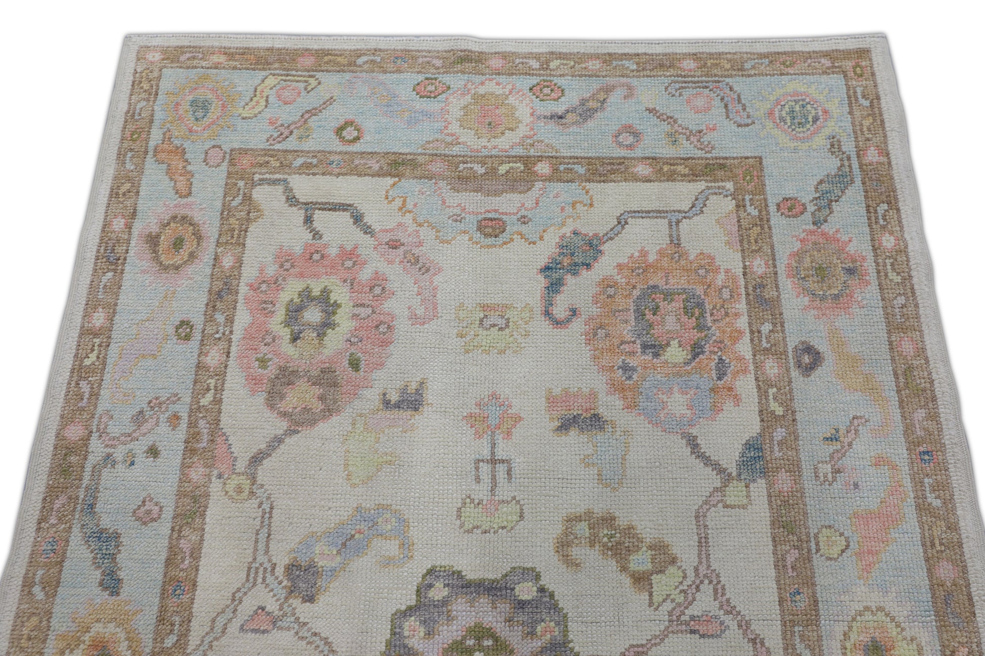 Turkish Oushak Rug 4' x 6'2" #2854