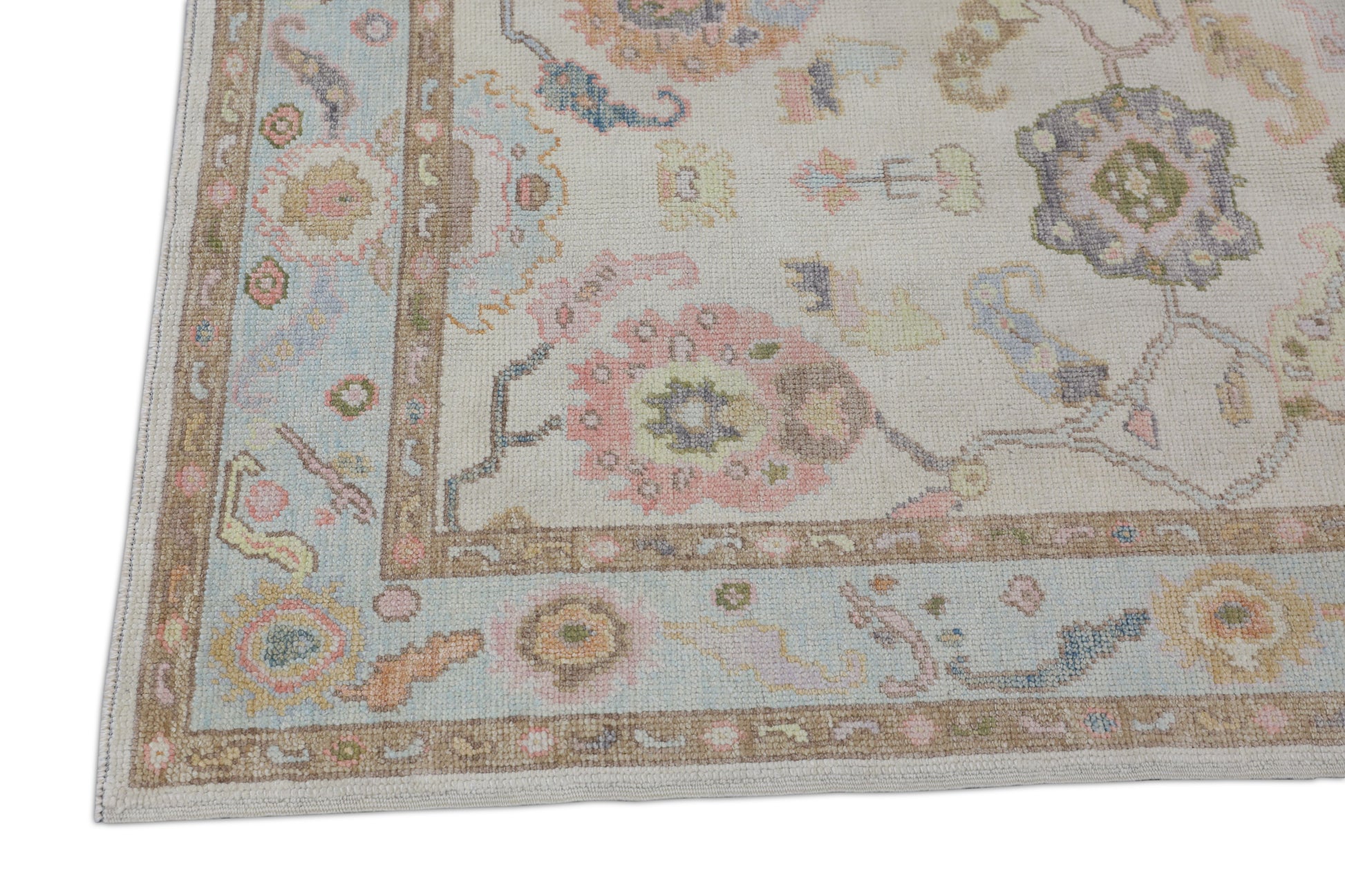 Turkish Oushak Rug 4' x 6'2" #2854