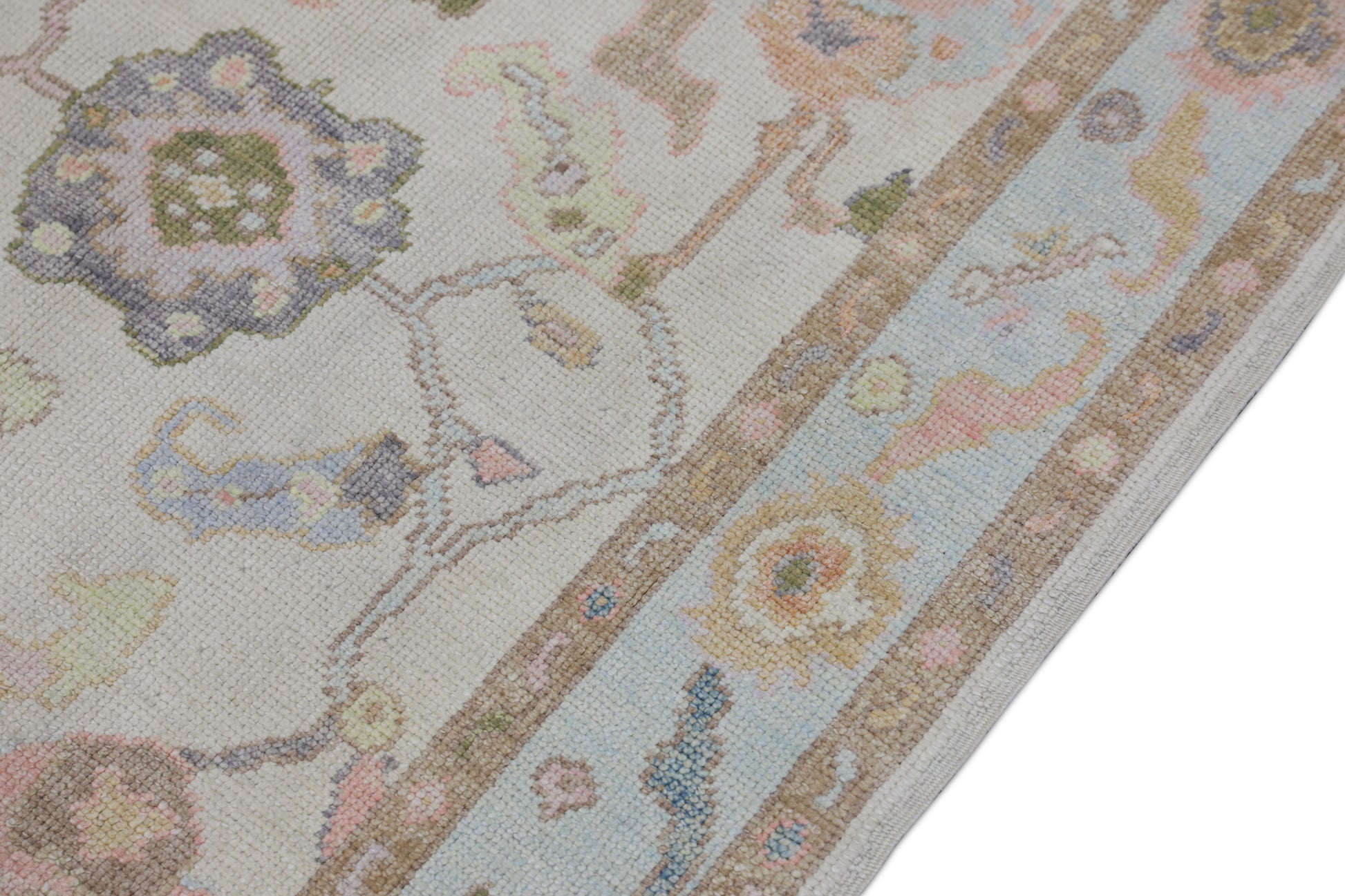 Turkish Oushak Rug 4' x 6'2" #2854