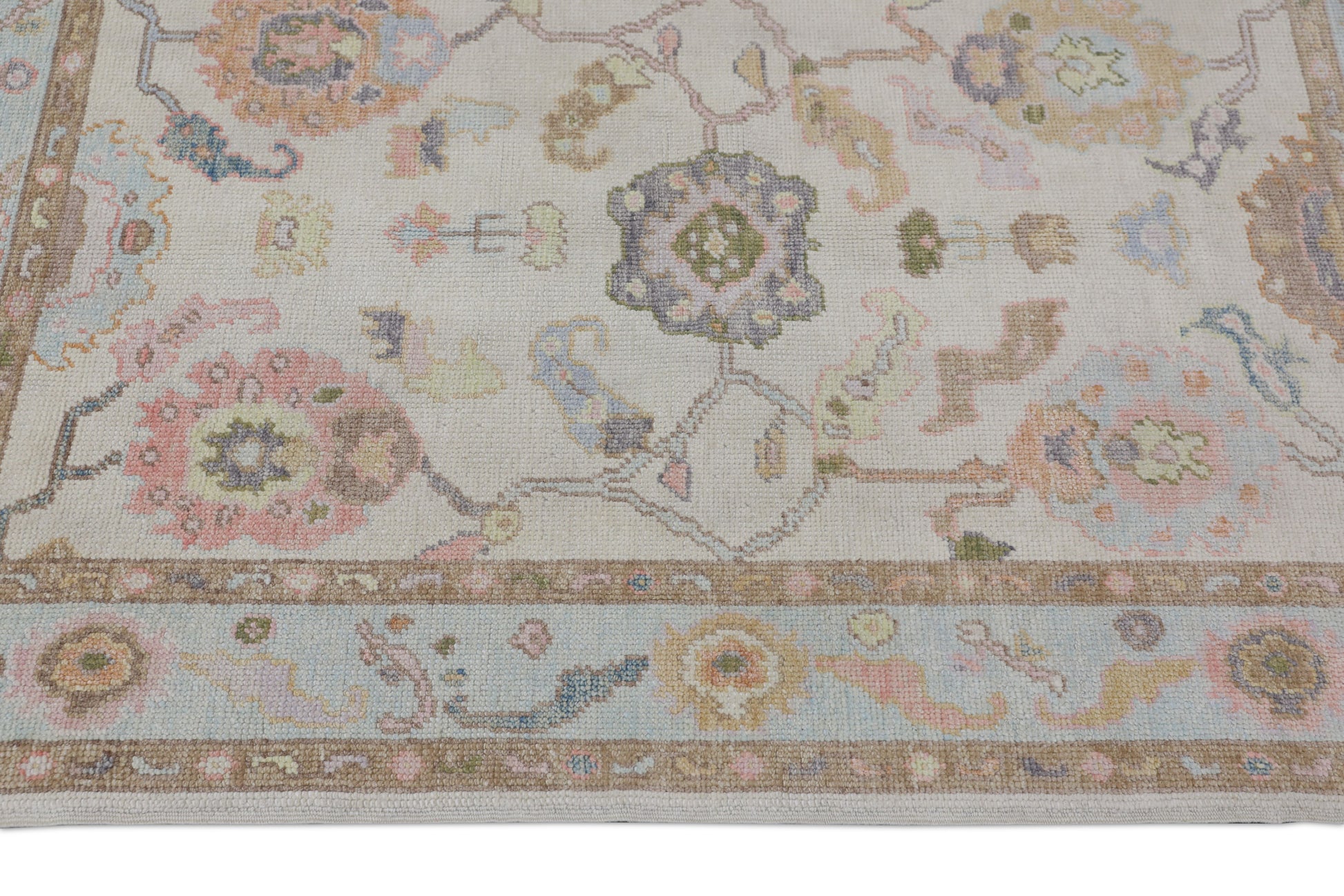 Turkish Oushak Rug 4' x 6'2" #2854