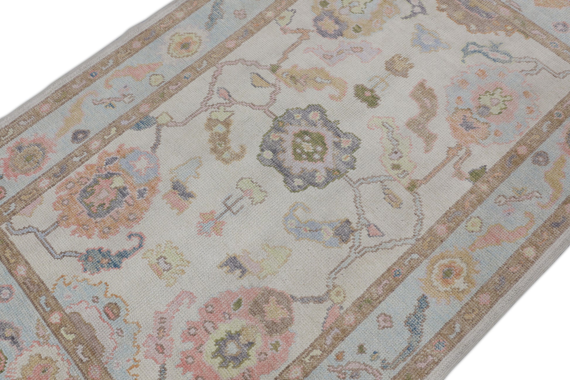 Turkish Oushak Rug 4' x 6'2" #2854