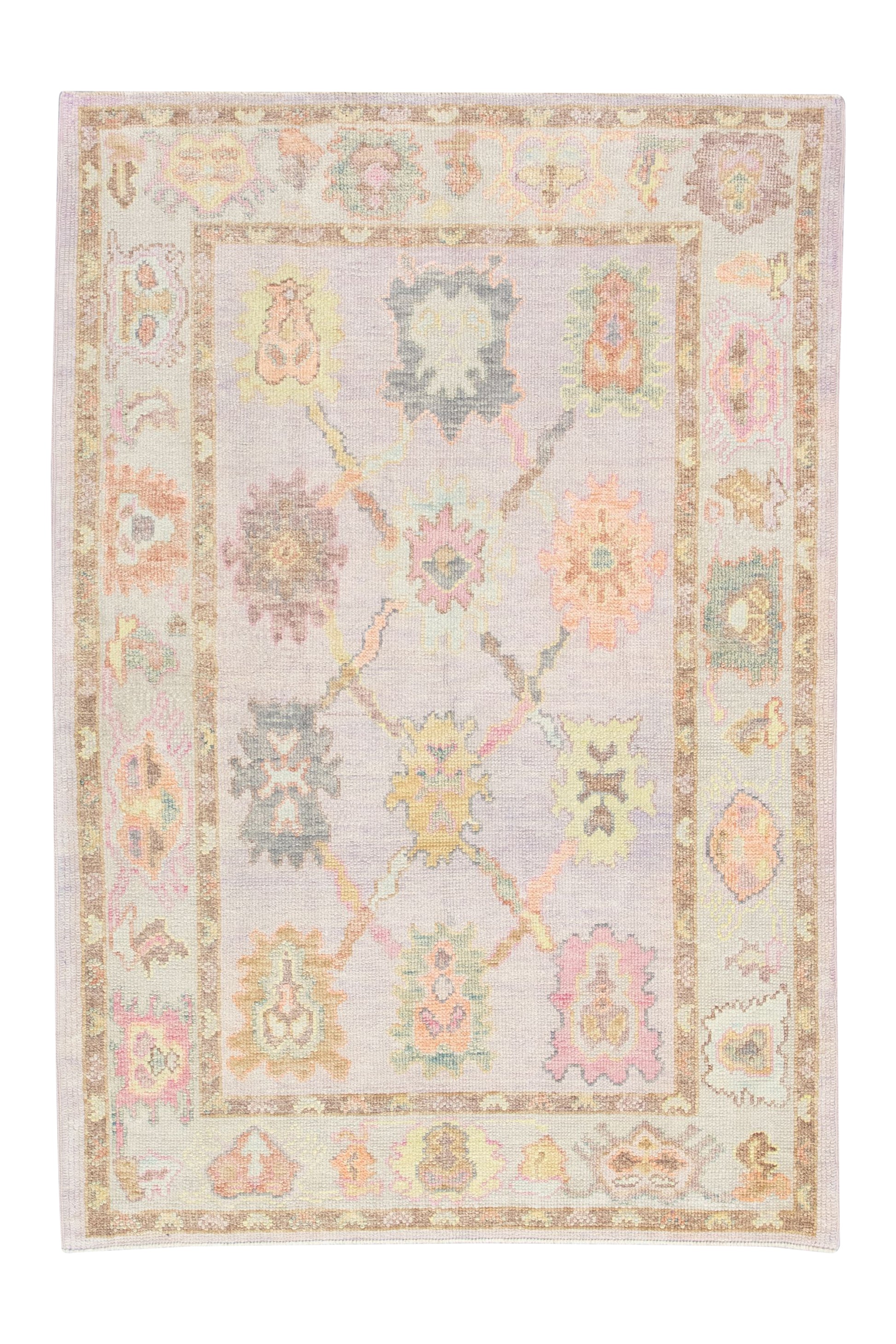 Turkish Oushak Rug 4'1" x 6' #2744
