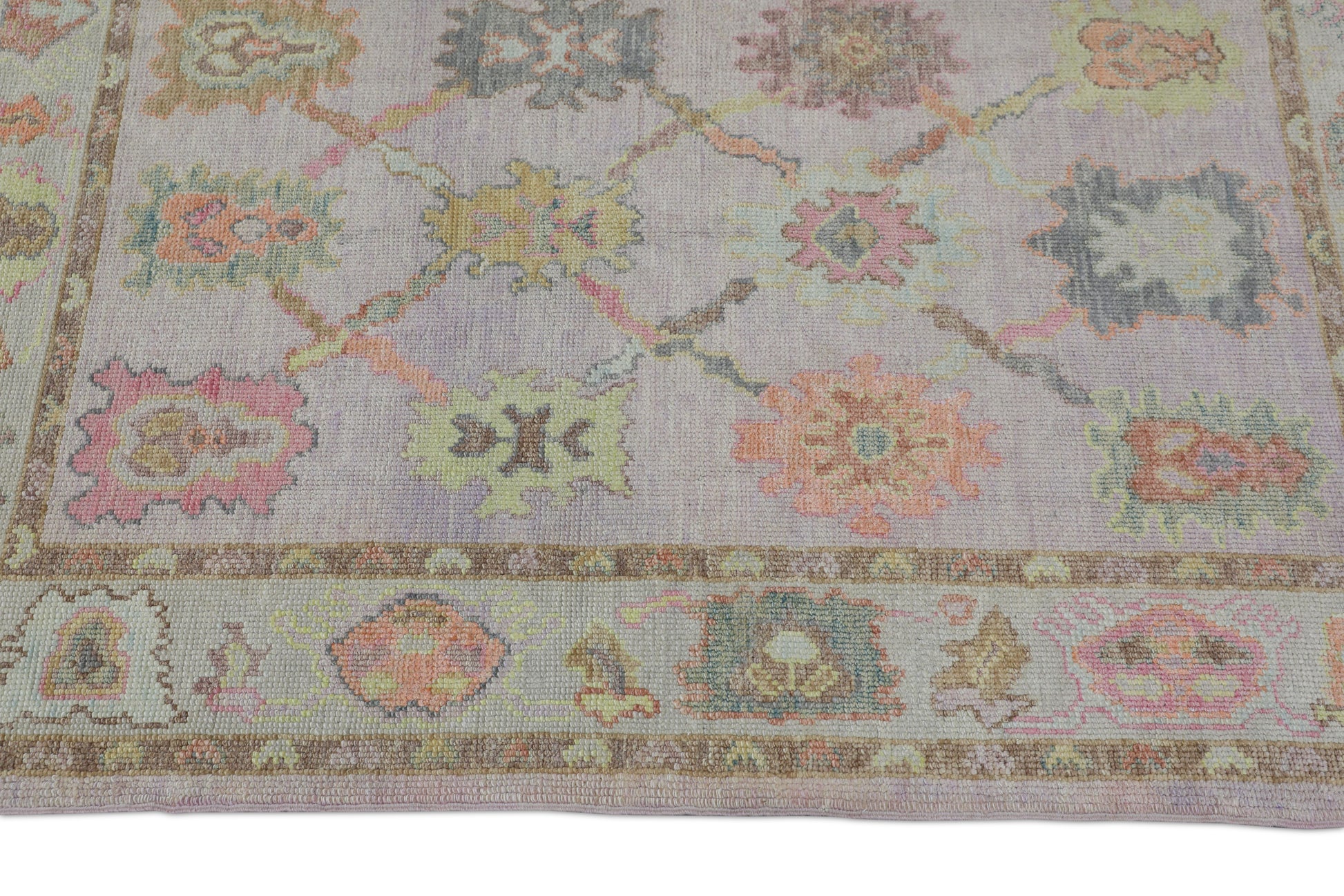 Turkish Oushak Rug 4'1" x 6' #2744