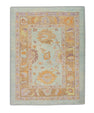 Turkish Oushak Rug 4'2" x 5'8" #5086