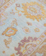 Turkish Oushak Rug 4'2" x 5'8" #5086