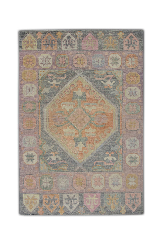 #5118 Turkish Oushak 4'1" x 6'1"