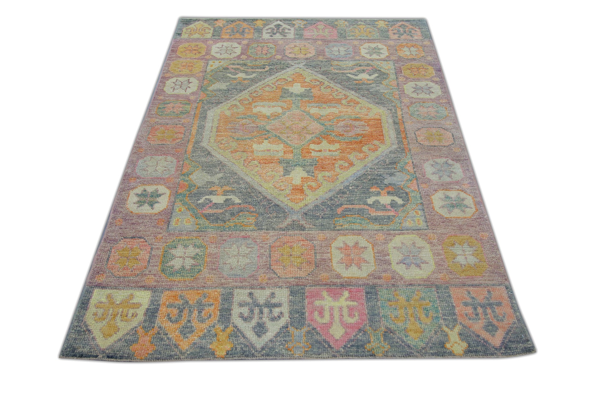 Turkish Oushak Rug 4'1" x 6'1" #5118