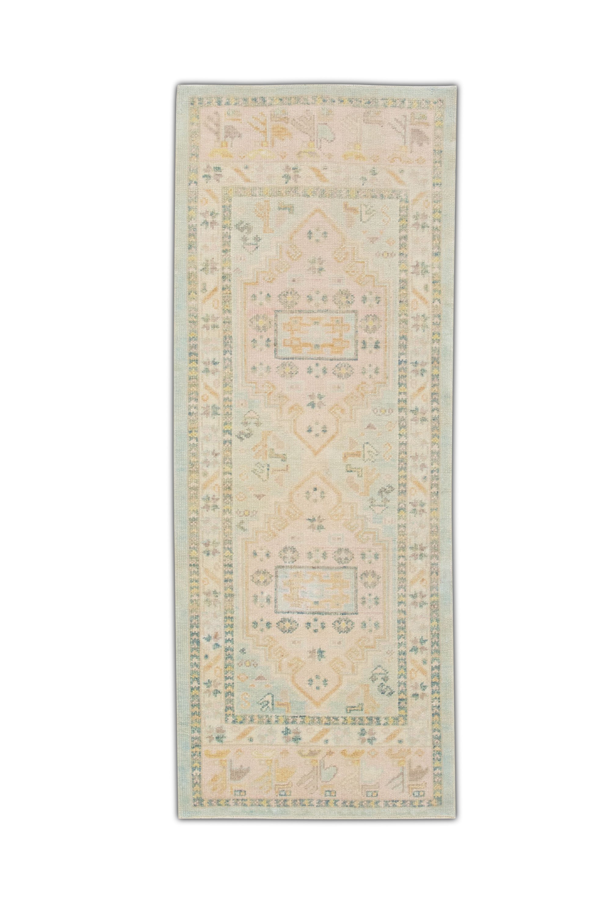 Turkish Oushak Rug 2'11" x 7'3" #4096