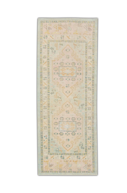 #4096 Turkish Oushak 2'11" x 7'3"