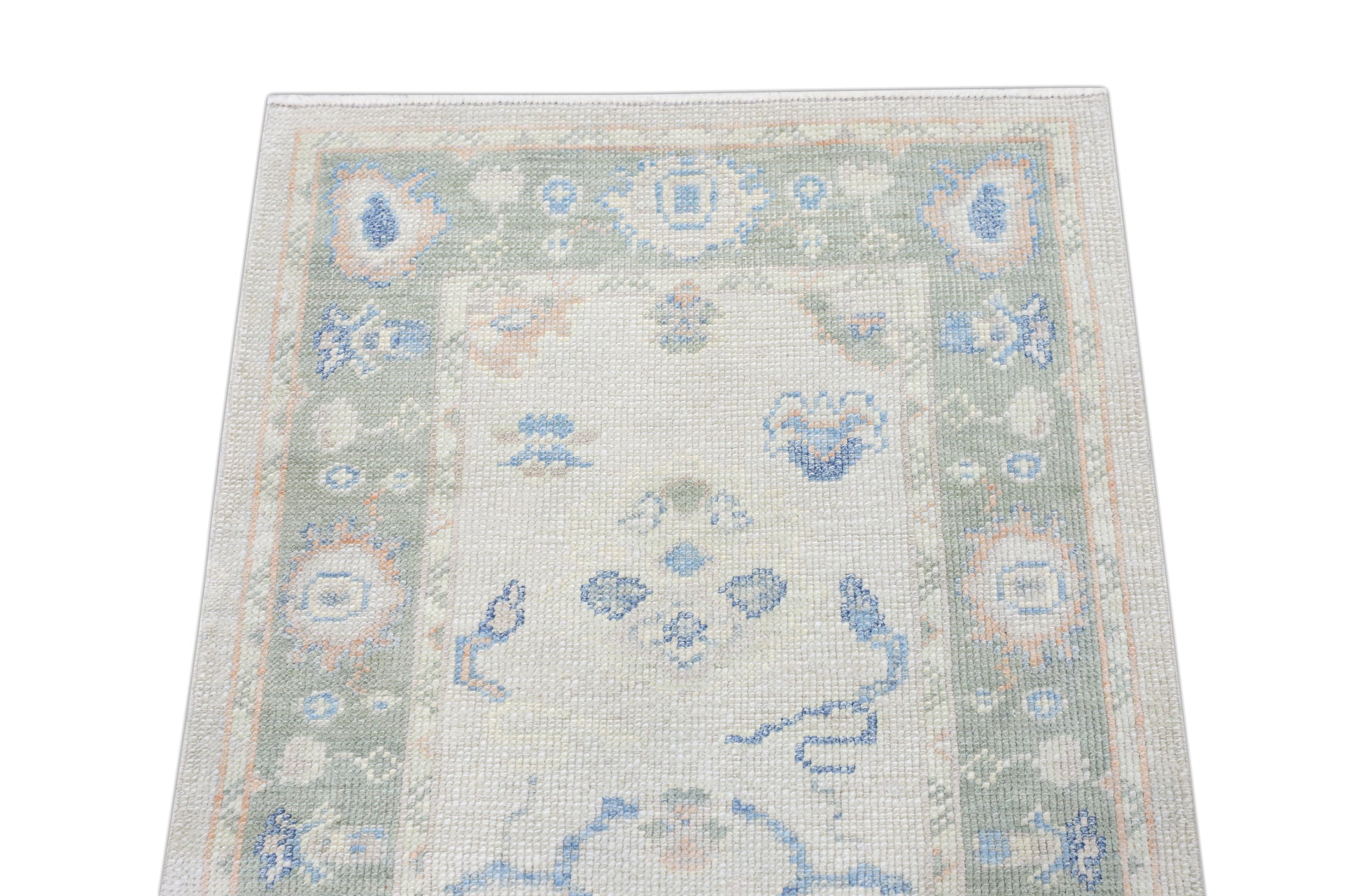 Turkish Oushak Rug 2'5" x 8'3" #4005