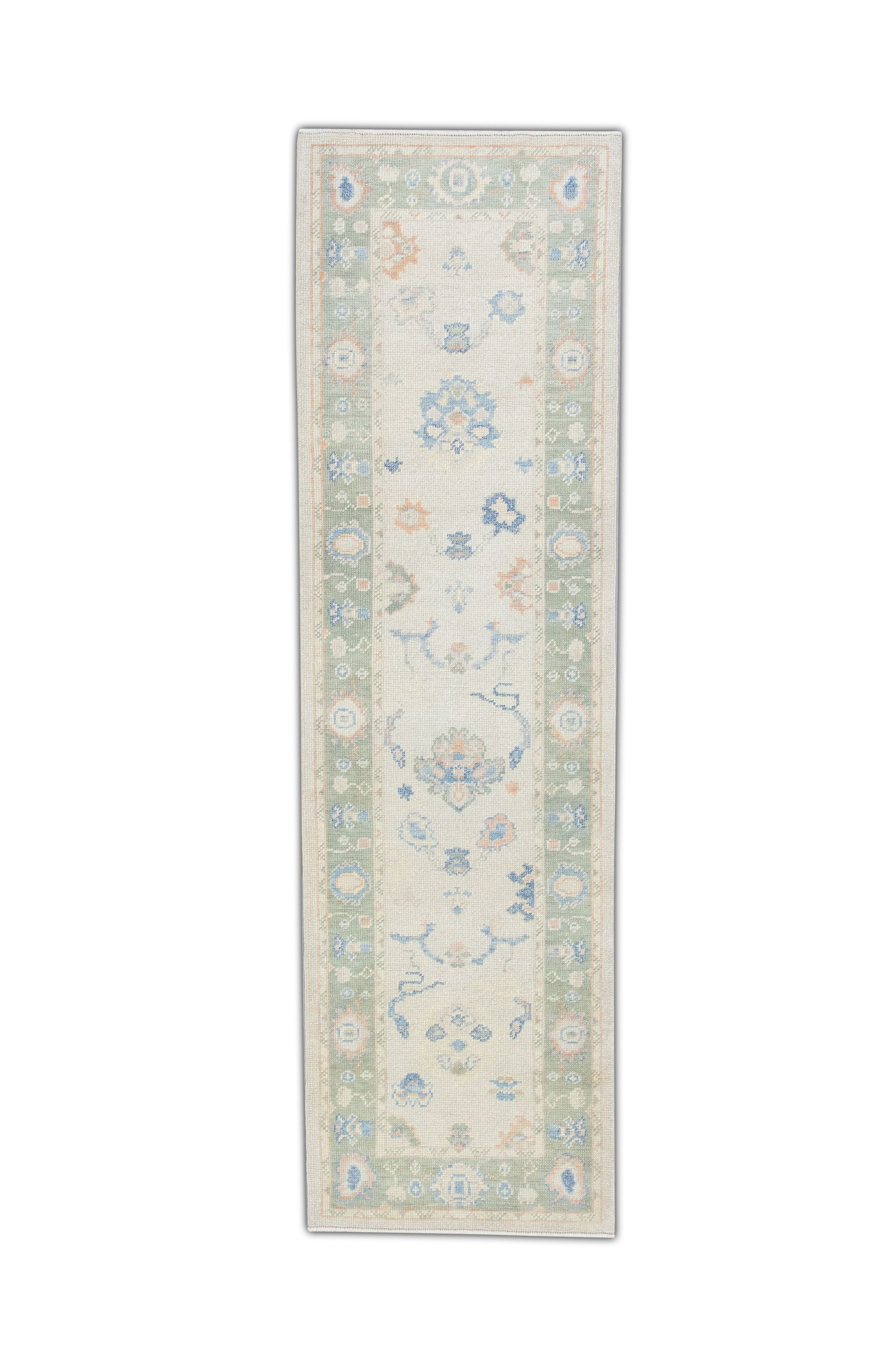 Turkish Oushak Rug 2'5" x 8'3" #4005