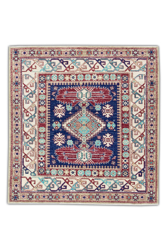 #2684 Turkish Antique Look Oushak 4' x 4'2"