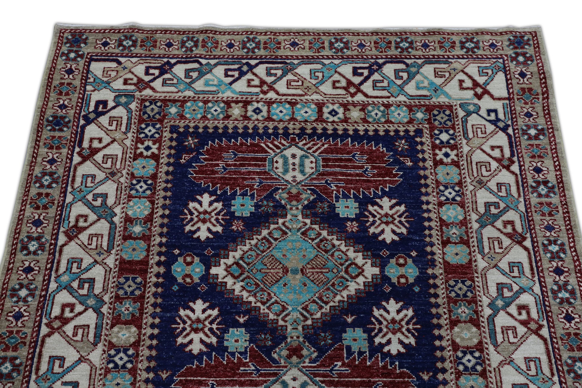 Turkish Antique Look Oushak Rug 4' x 4'2" #2684