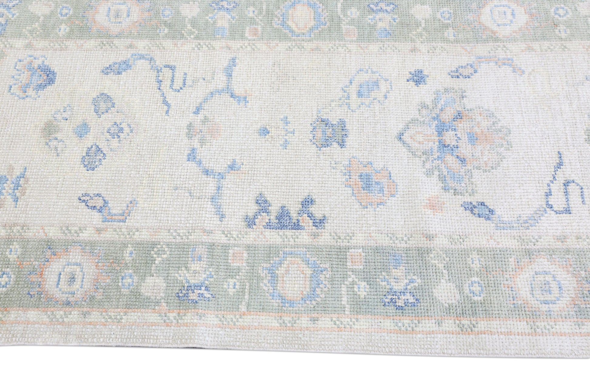 Turkish Oushak Rug 2'5" x 8'3" #4005