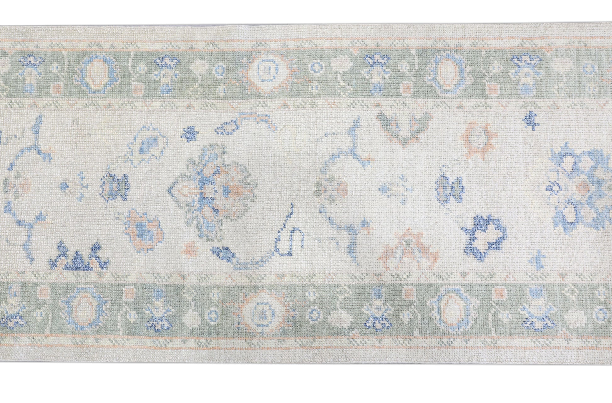 Turkish Oushak Rug 2'5" x 8'3" #4005