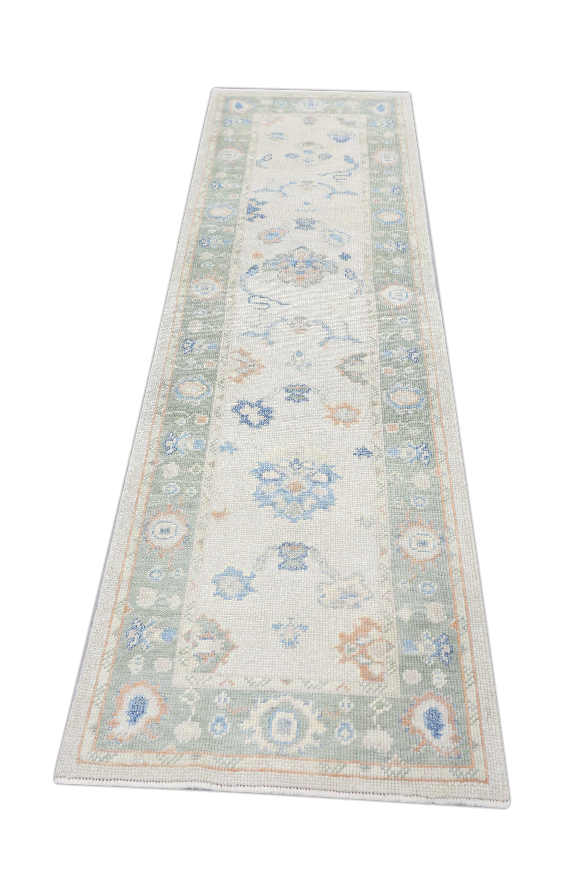 Turkish Oushak Rug 2'5" x 8'3" #4005
