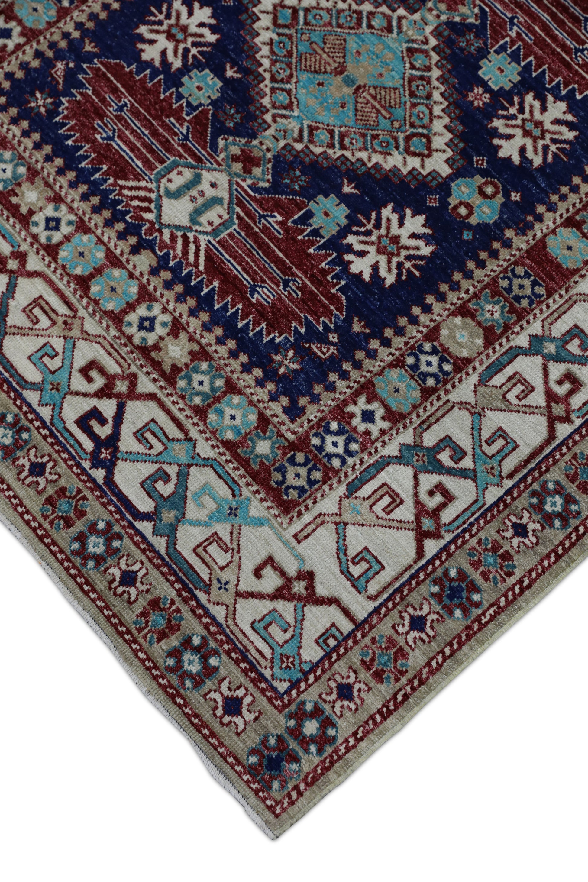Turkish Antique Look Oushak Rug 4' x 4'2" #2684