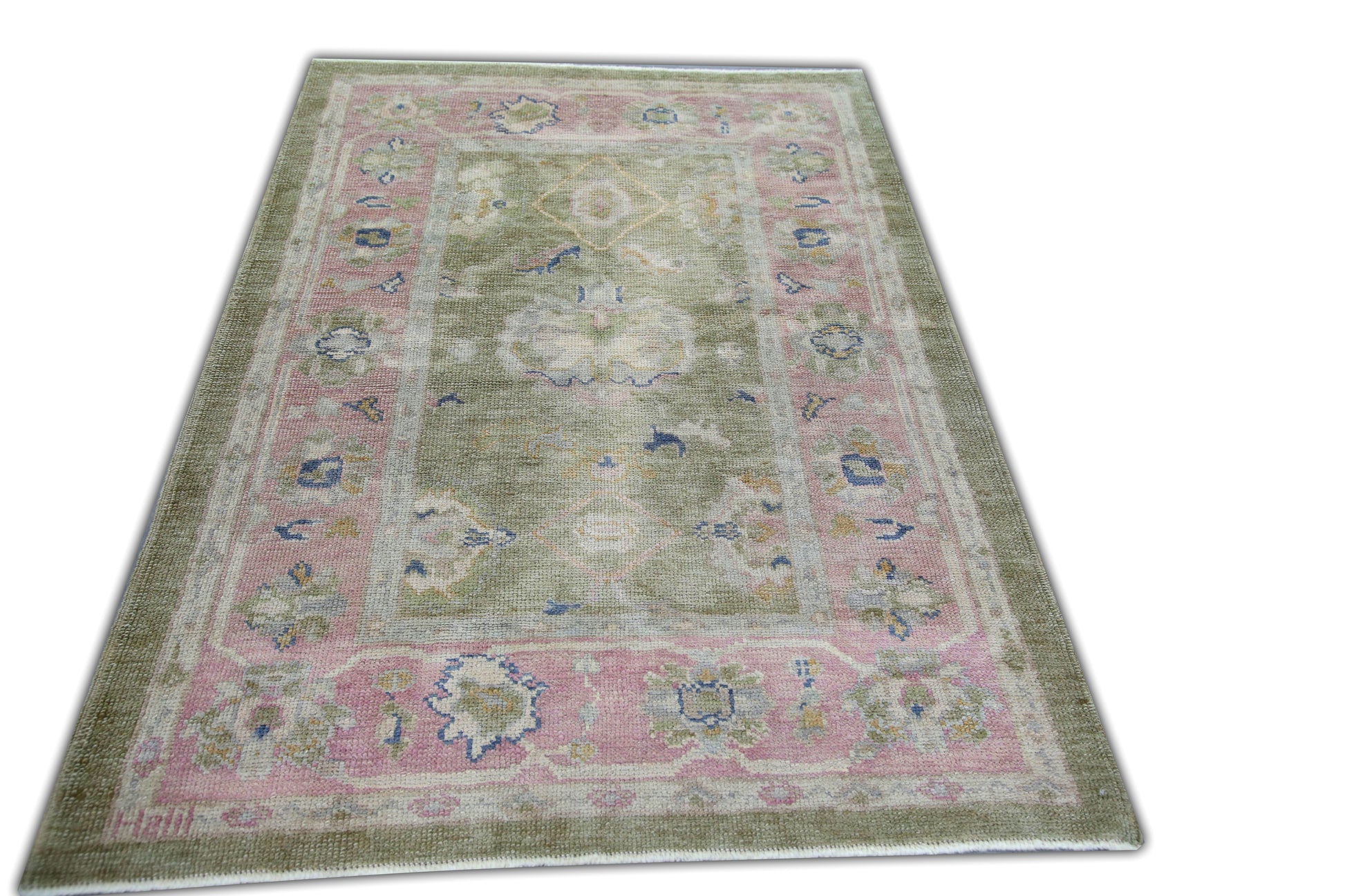 Turkish Oushak Rug 4'1" x 6' #5467