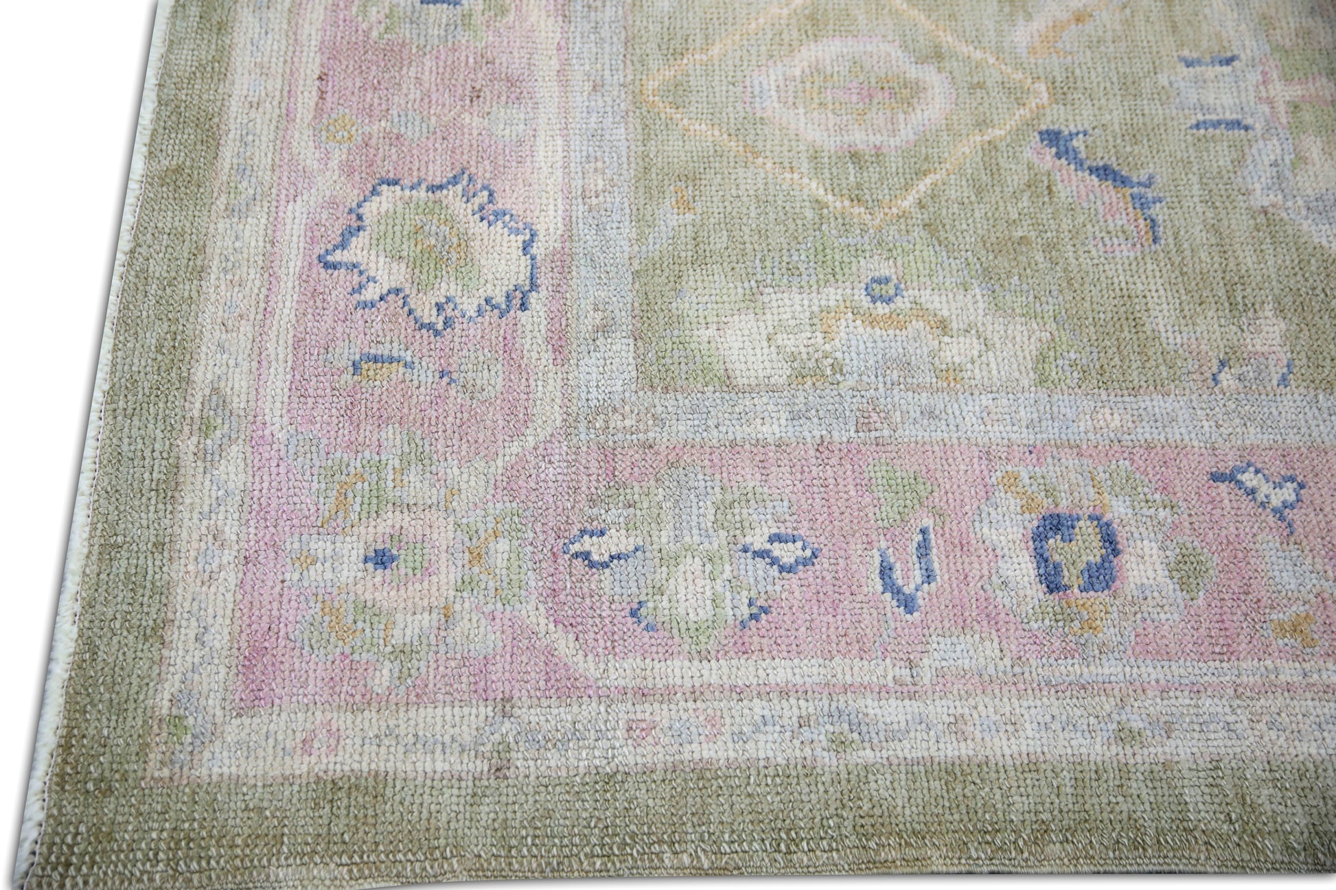 Turkish Oushak Rug 4'1" x 6' #5467