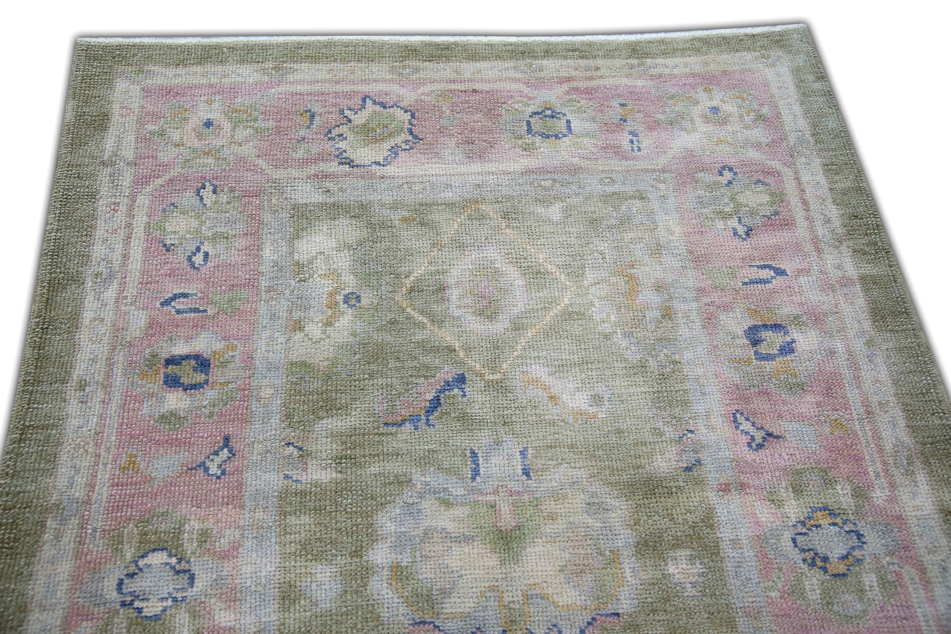 Turkish Oushak Rug 4'1" x 6' #5467
