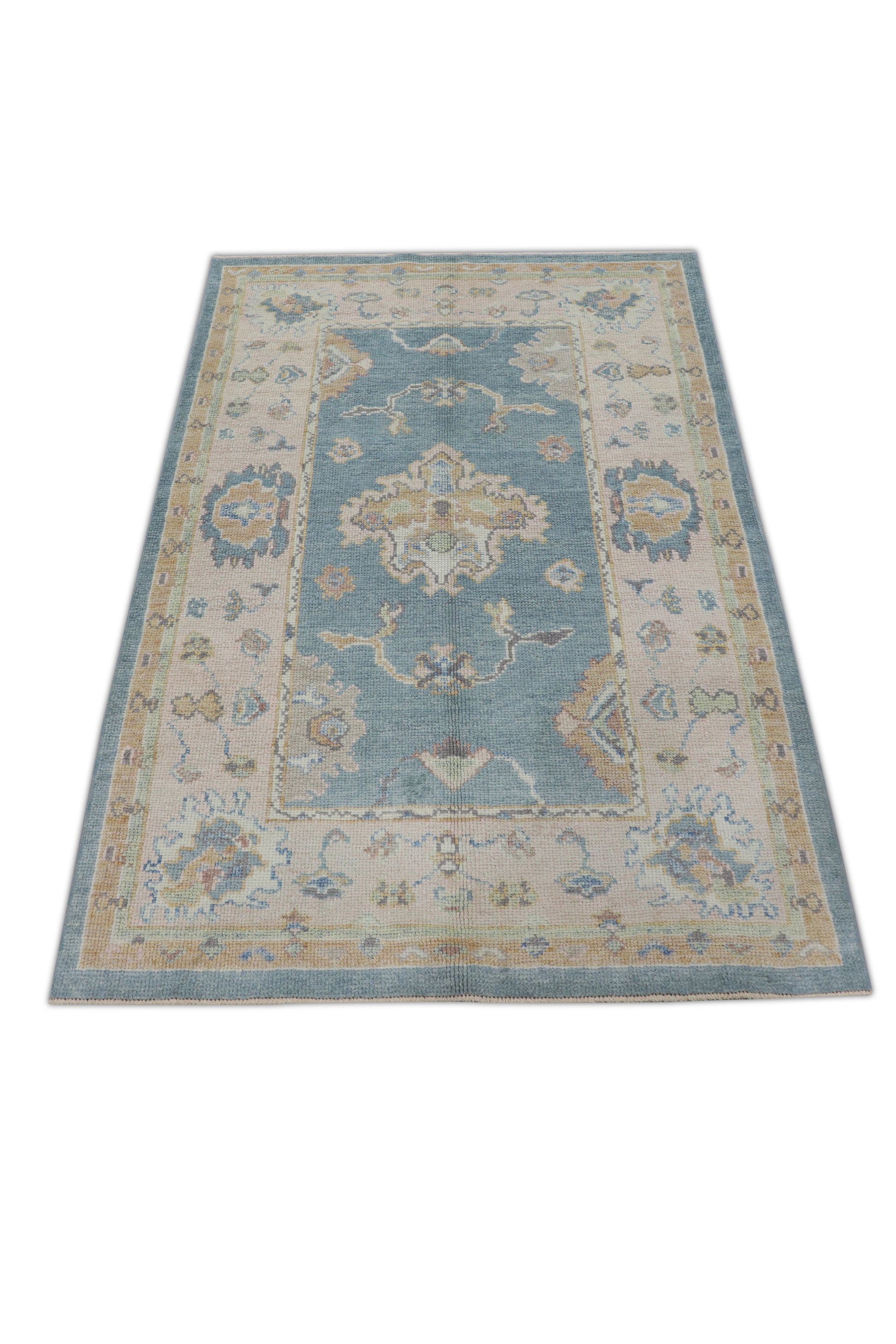 Turkish Oushak Rug 3'10" x 5'6" #3072