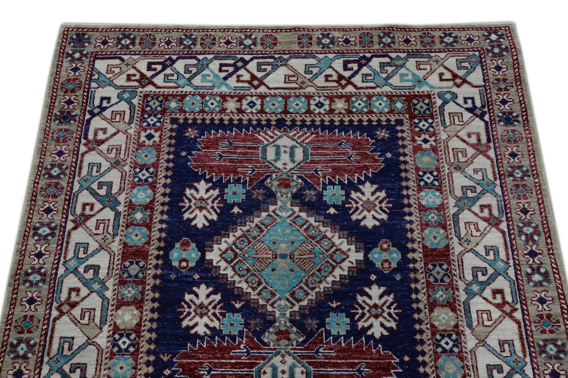 Turkish Antique Look Oushak Rug 4' x 4'3"  #2655