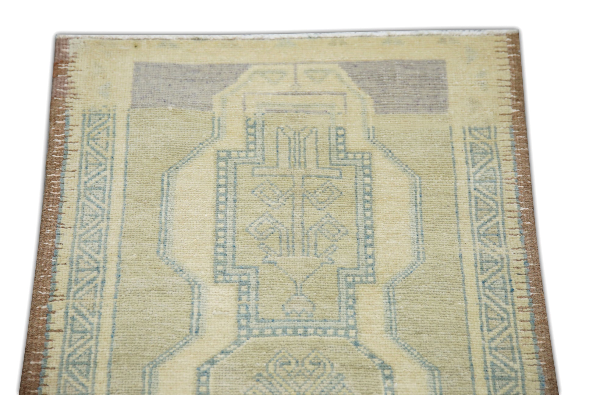 Oriental Hand Knotted Vintage Turkish Mini Rug 1'9" x 3'4" #95
