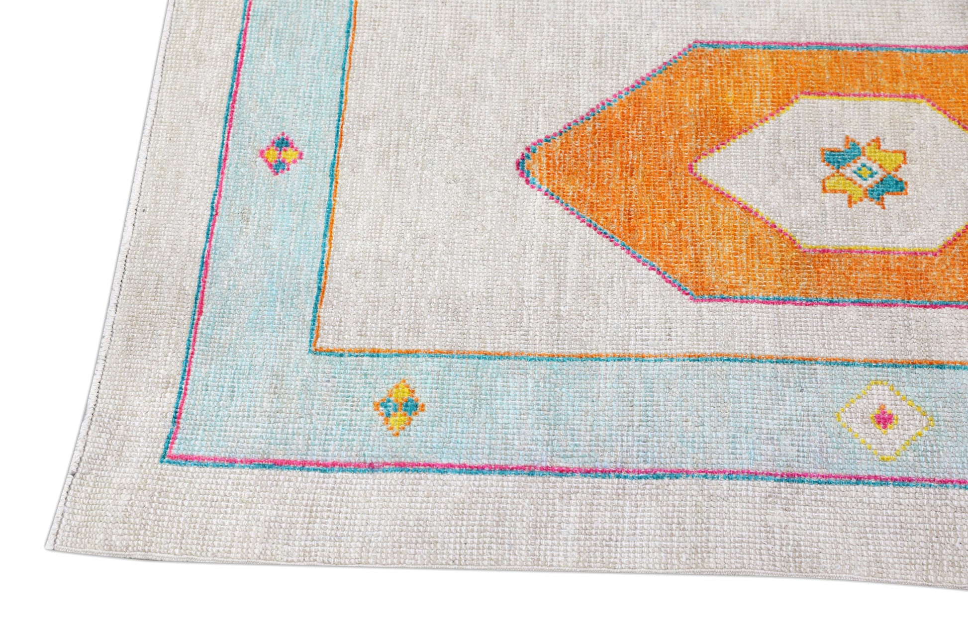 Turkish Oushak Rug 3' x 16'5" #4452