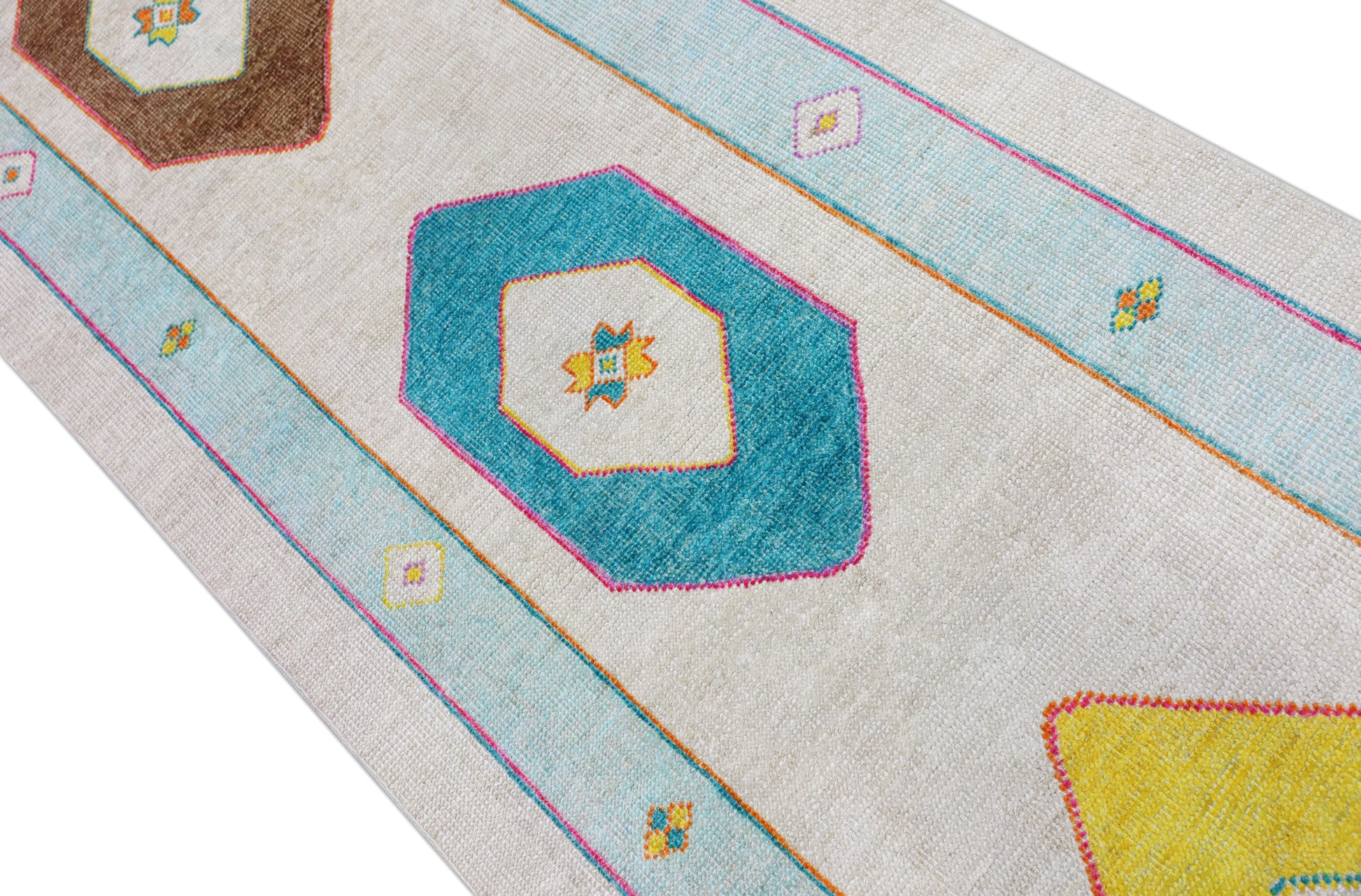 Turkish Oushak Rug 3' x 16'5" #4452