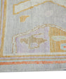 Turkish Oushak Rug 4'1" x 5'7" #5104