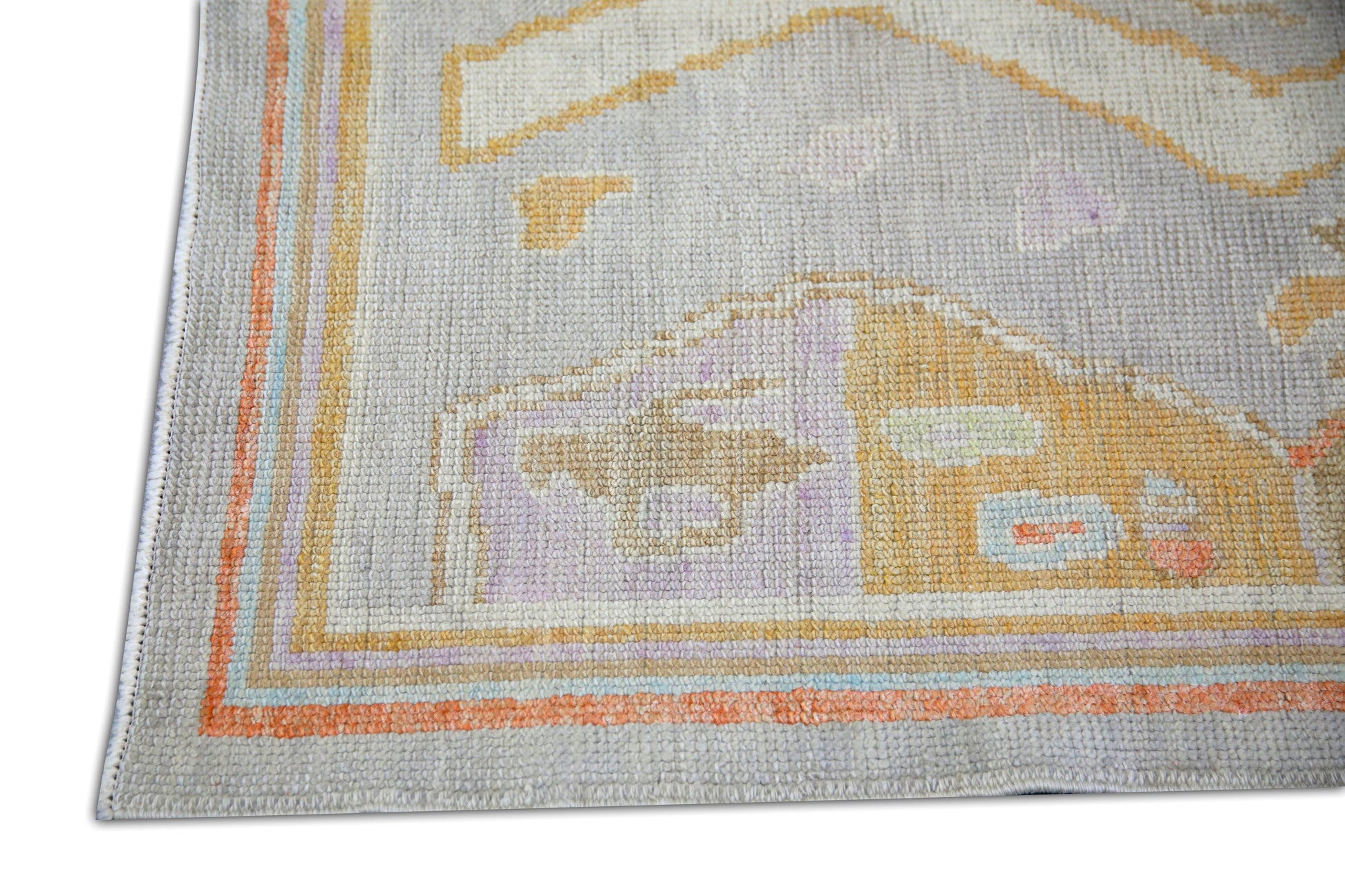 Turkish Oushak Rug 4'1" x 5'7" #5104