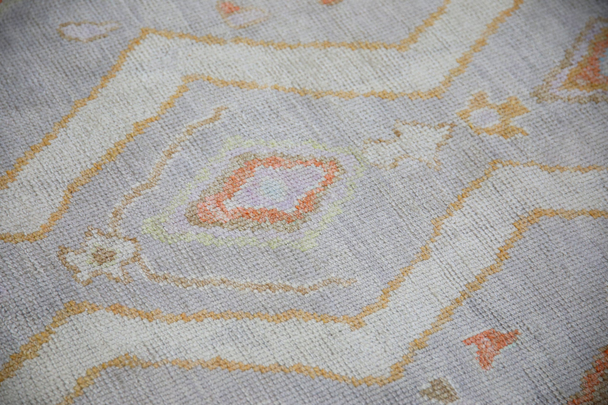 Turkish Oushak Rug 4'1" x 5'7" #5104