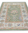 Turkish Oushak Rug 4'3" x 5'10" #5449