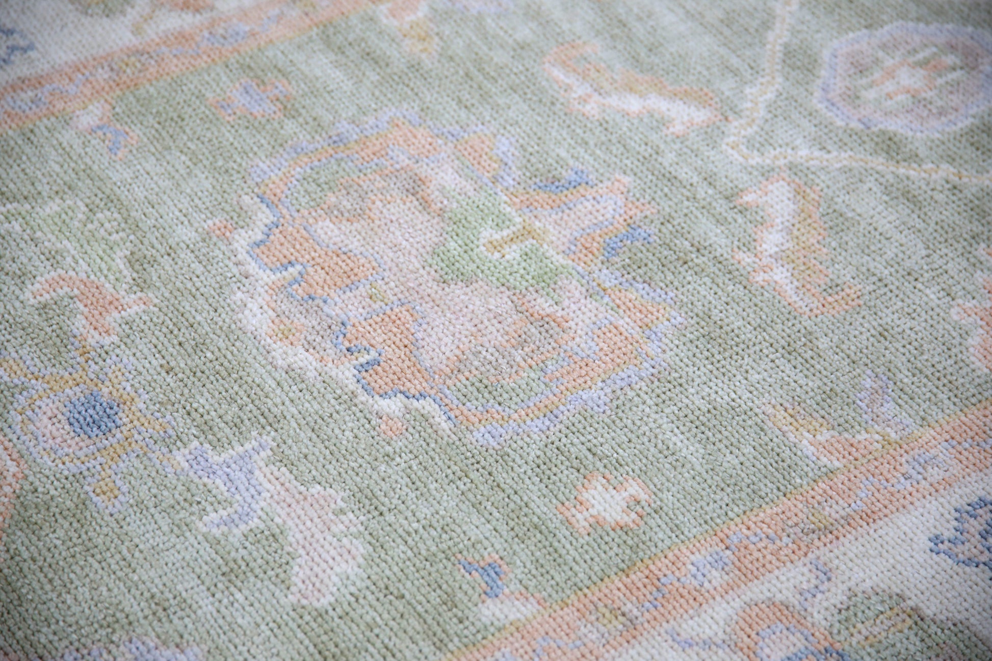 Turkish Oushak Rug 4'3" x 5'10" #5449