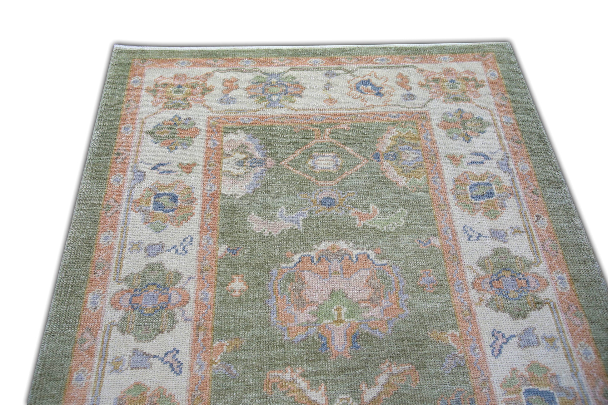 Turkish Oushak Rug 4'3" x 5'10" #5449