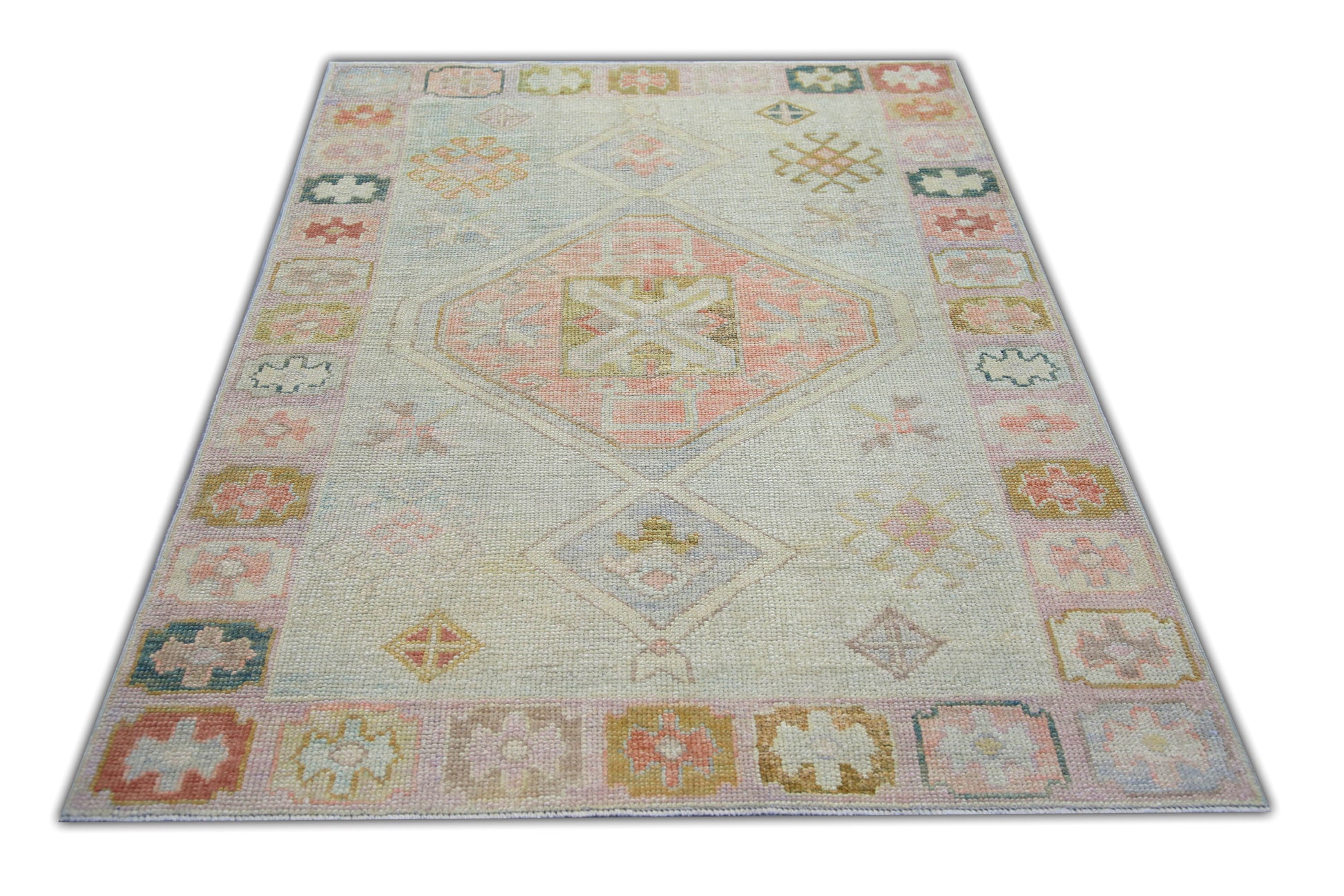 Turkish Oushak Rug 4' x 5'10" #5771