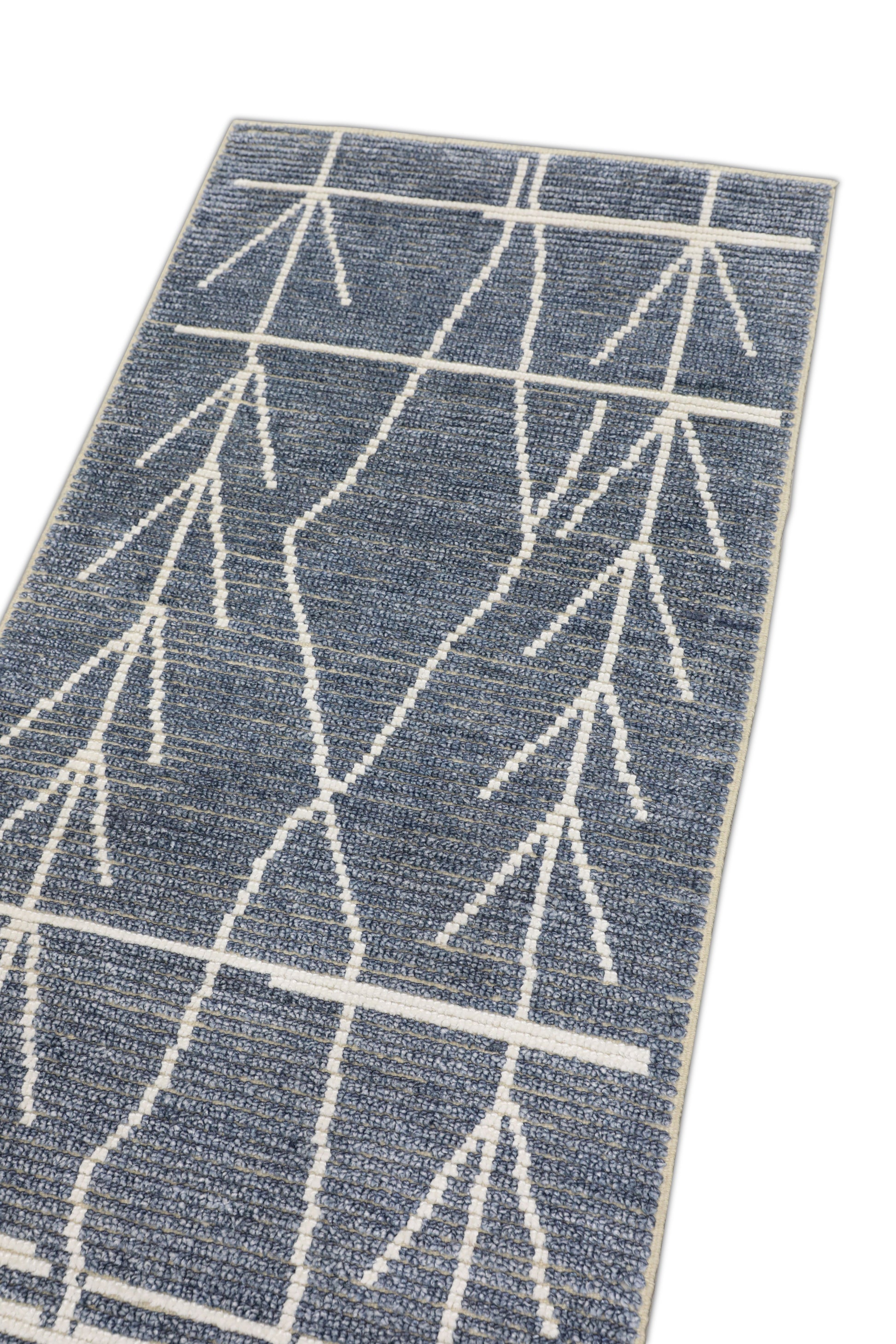 Turkish Tulu Rug Hand Knotted 2'10" x 10'6" #28