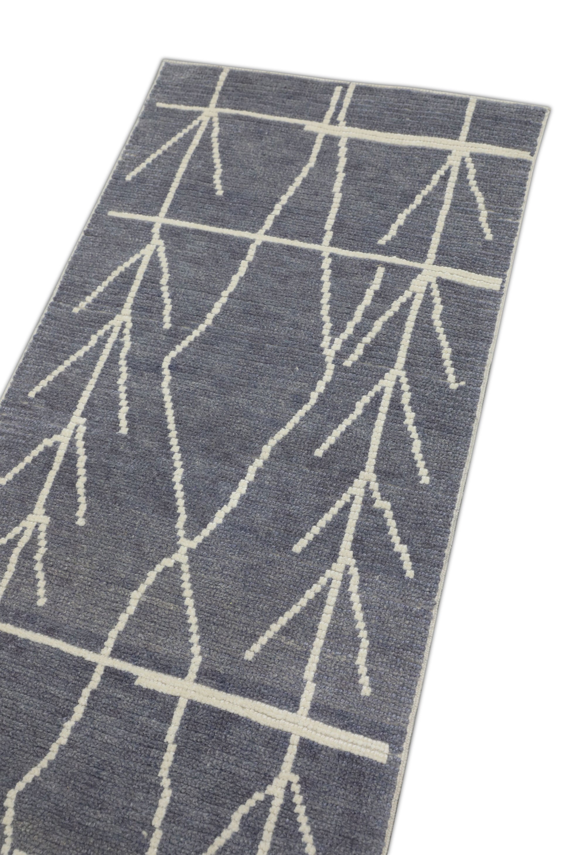 Turkish Tulu Rug Hand Knotted 2'6" x 10'4" #18