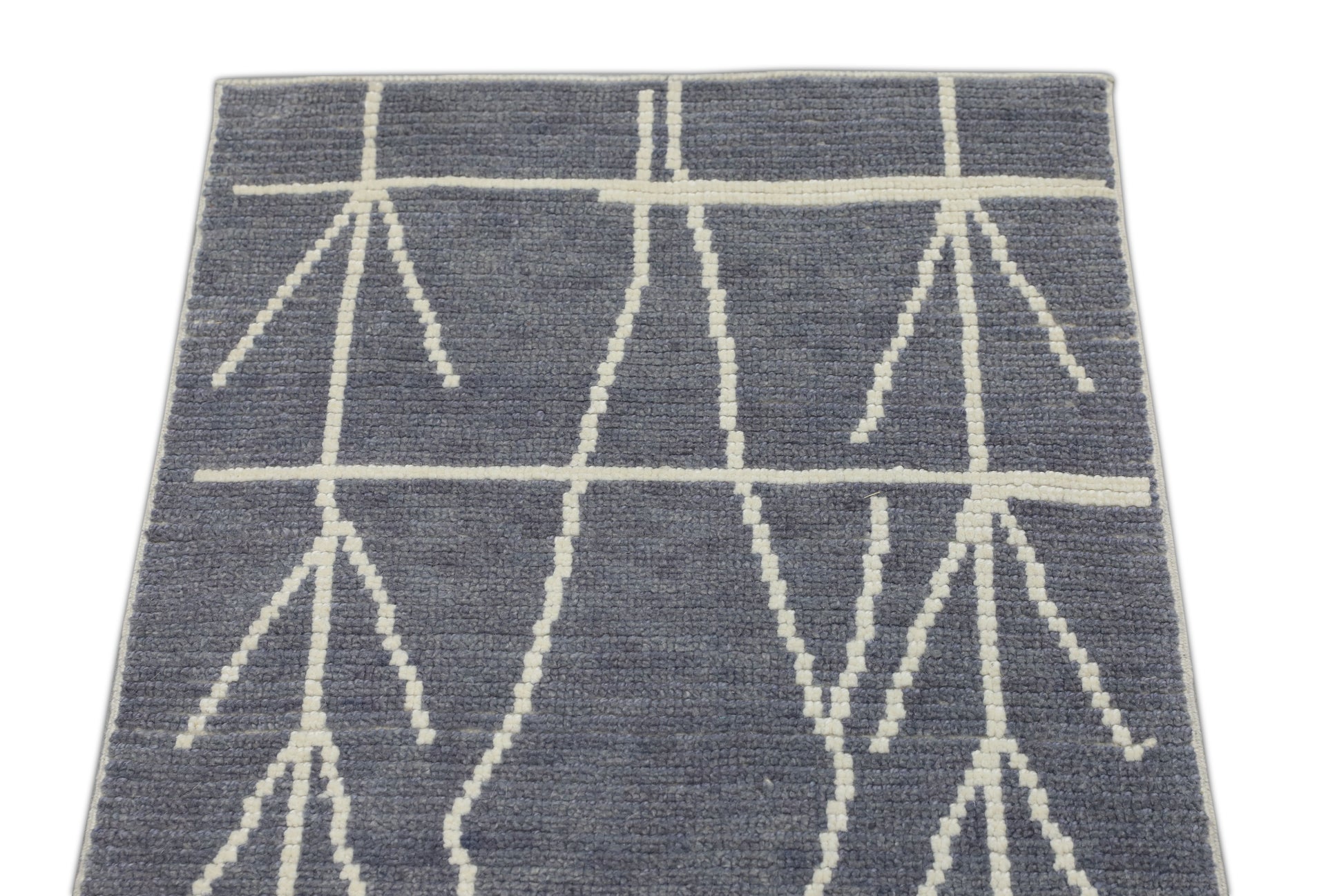 Turkish Tulu Rug Hand Knotted 2'6" x 10'4" #18