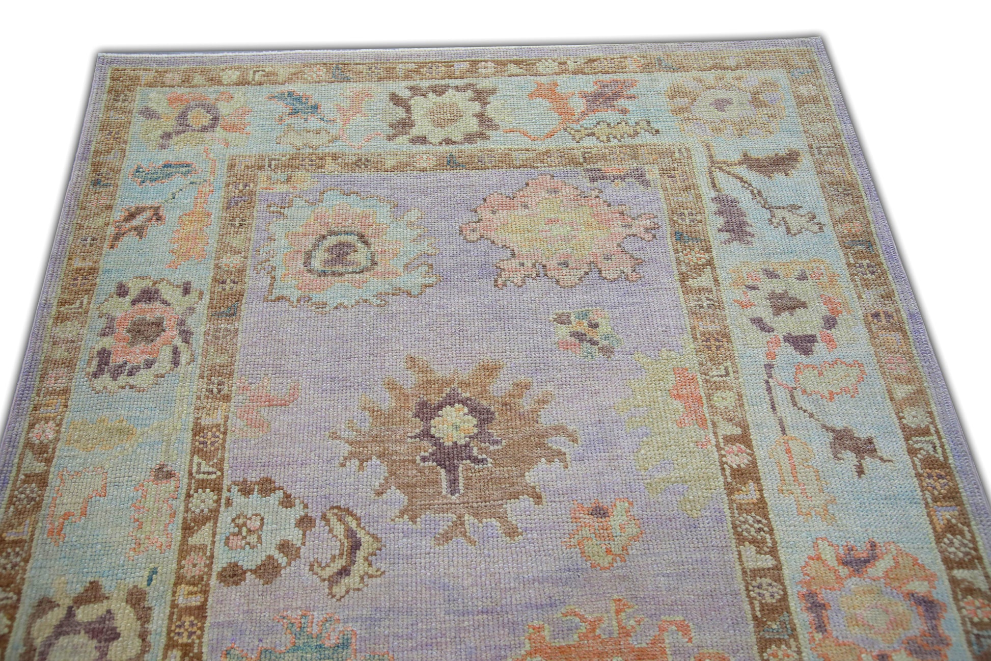 Turkish Oushak Rug 4'1" x 5'6" #5254
