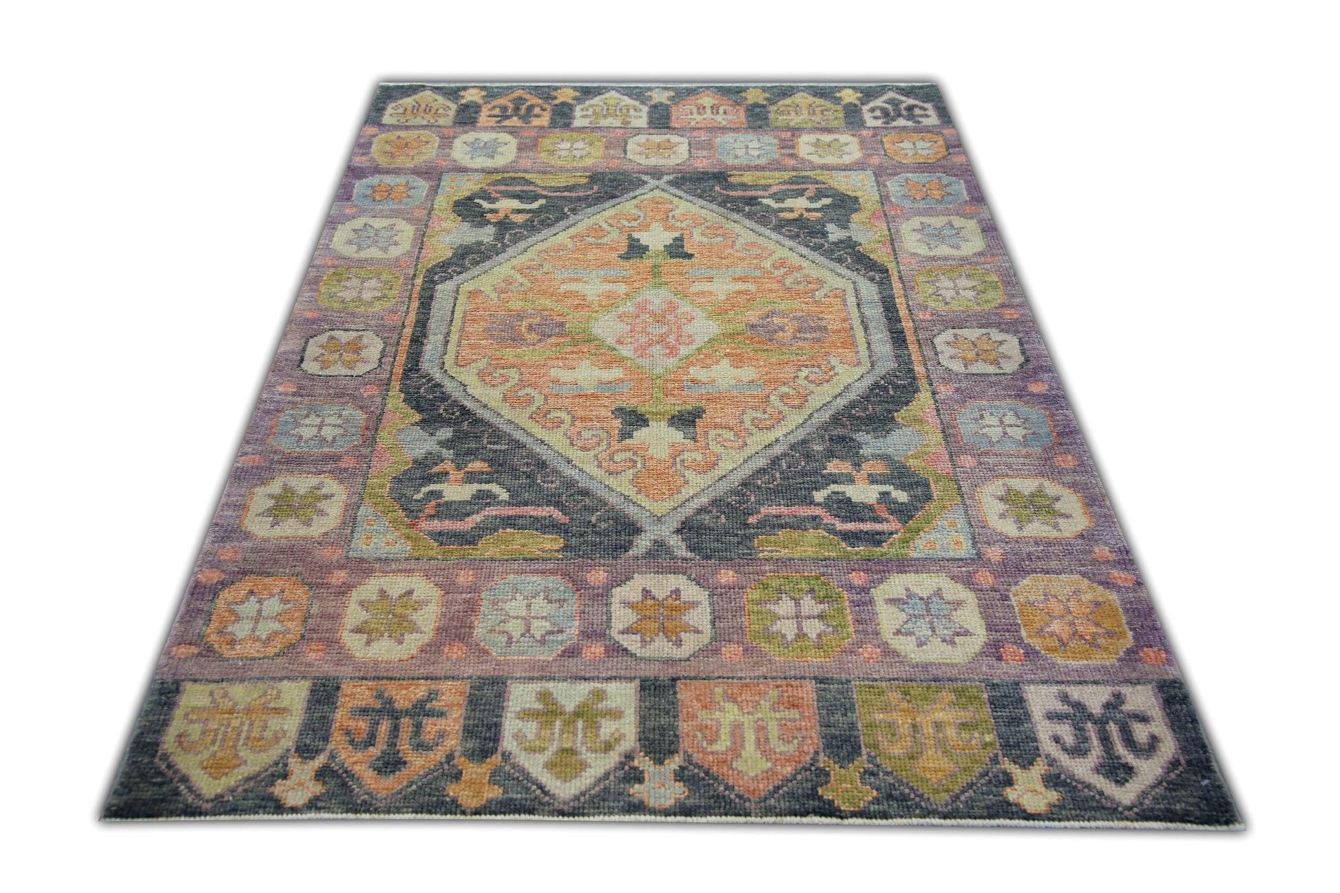 Turkish Oushak Rug 4'1" x 6'4" #5045
