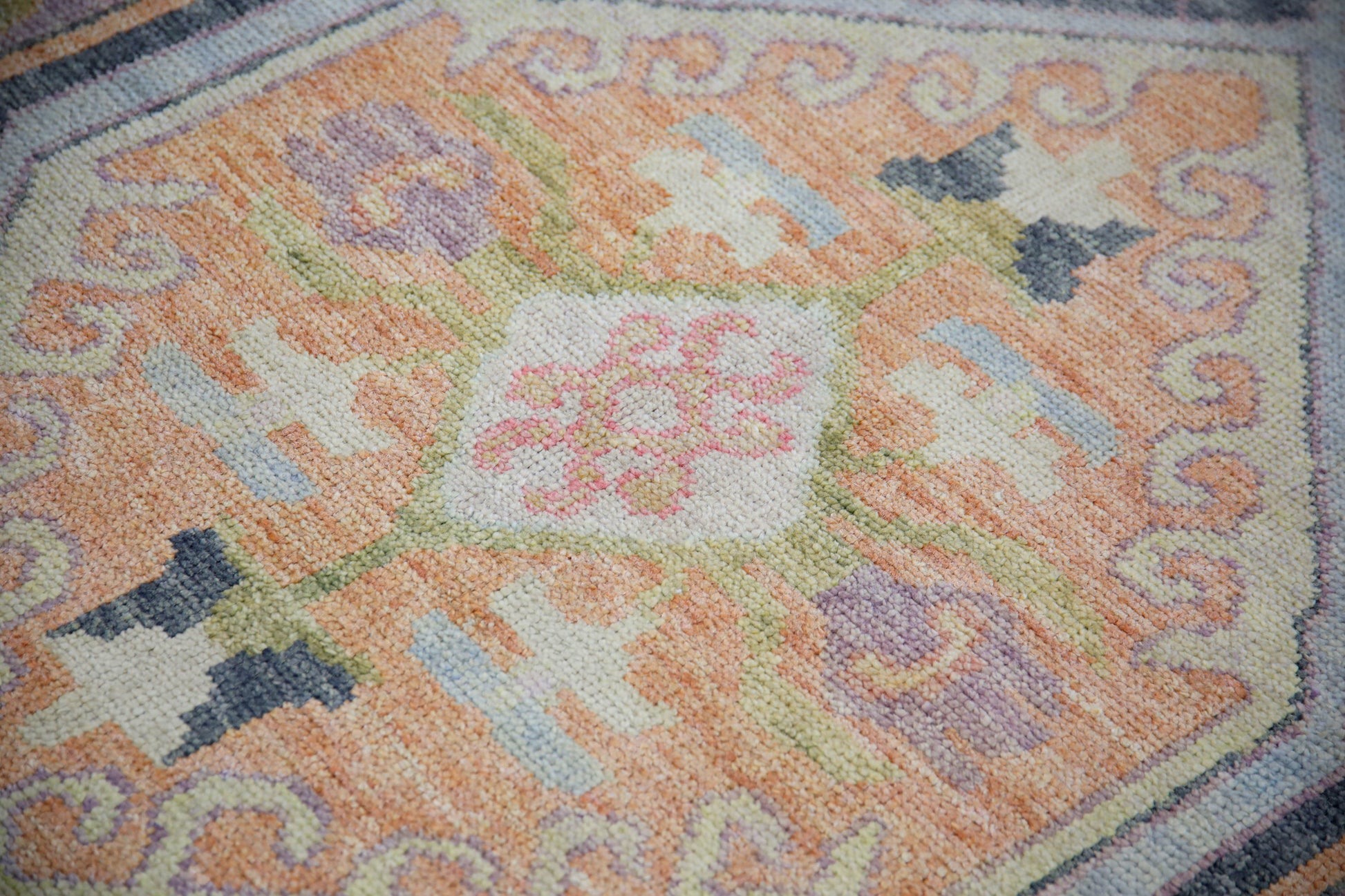 Turkish Oushak Rug 4'1" x 6'4" #5045