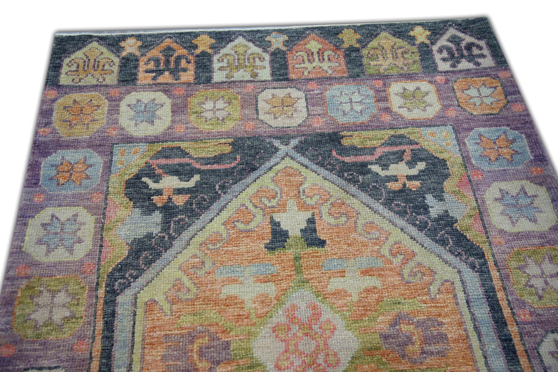 Turkish Oushak Rug 4'1" x 6'4" #5045