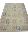 Turkish Oushak Rug 3'9" x 5'11" #6064
