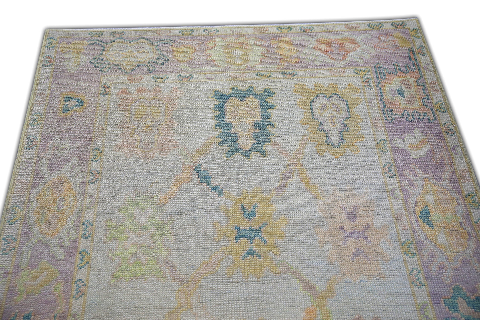 Turkish Oushak Rug 3'9" x 5'11" #6064