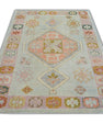 Turkish Oushak Rug 4'3" x 6' #5023