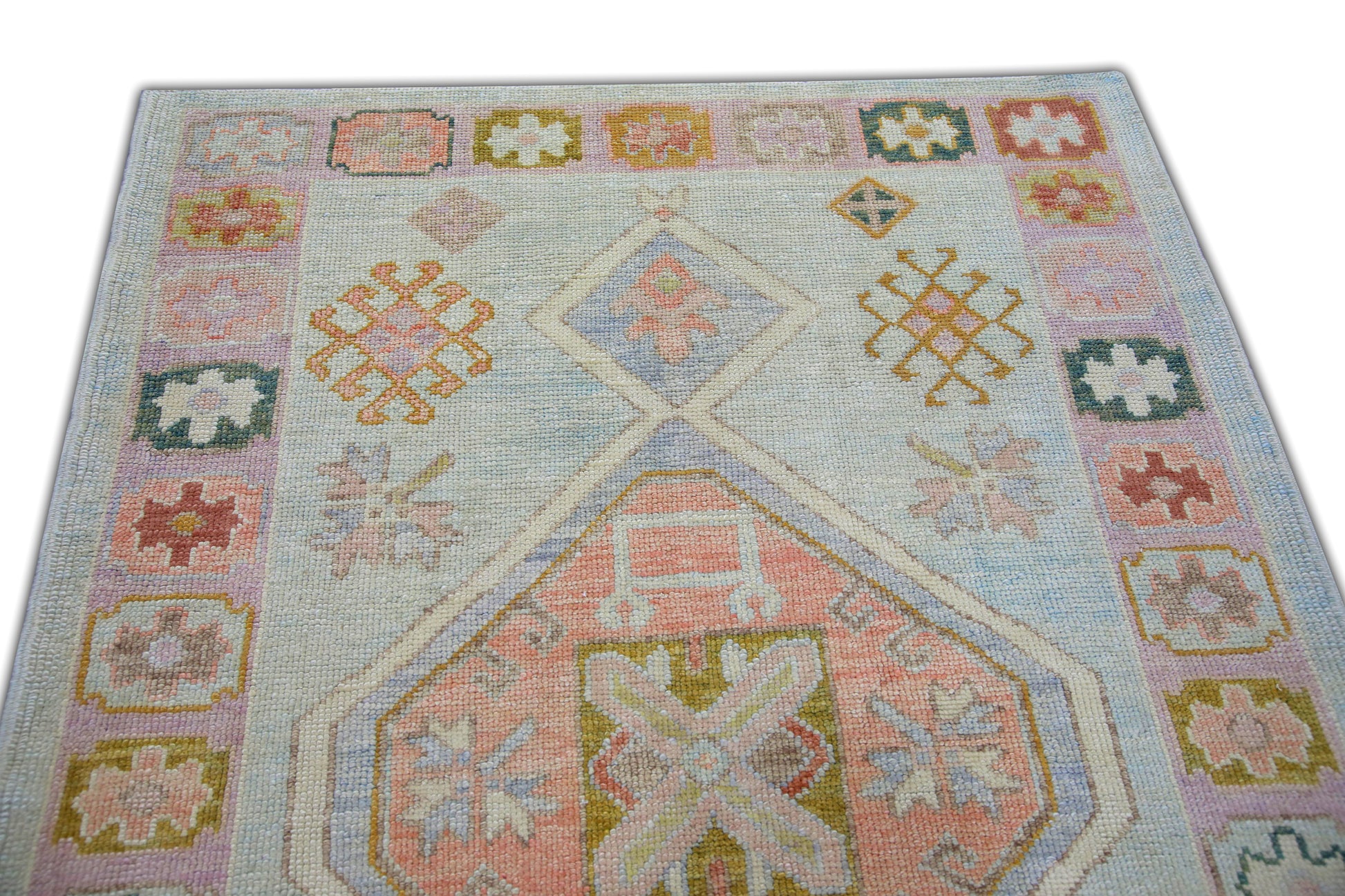 Turkish Oushak Rug 4'3" x 6' #5023